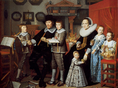 Portrait of the van der Dussen musical family